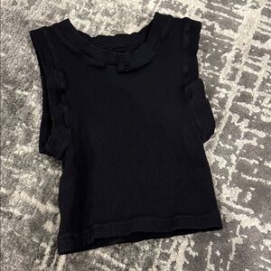 Free People Sleeveless Cropped Tank